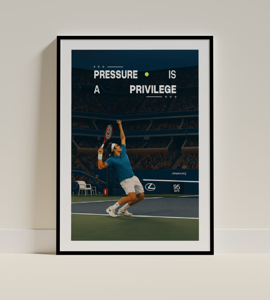 US Open Famous Quote | Roger Federer Art