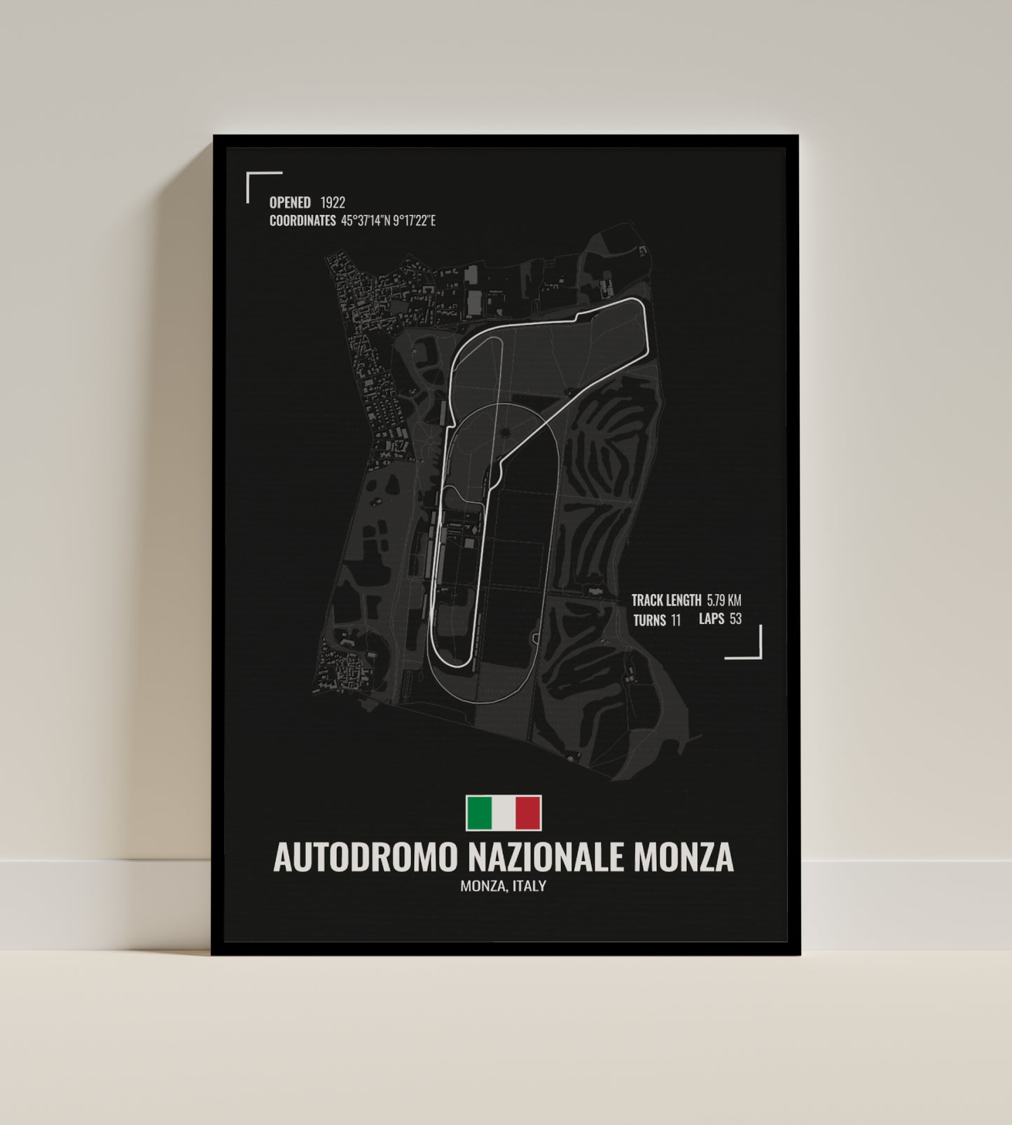 Italian Grand Prix  |  F1 Track Art
