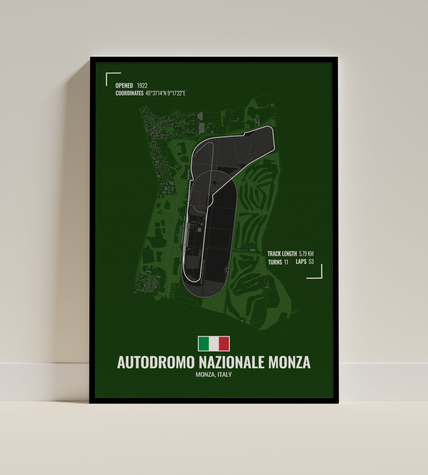 Italian Grand Prix  |  F1 Track Art [Green]