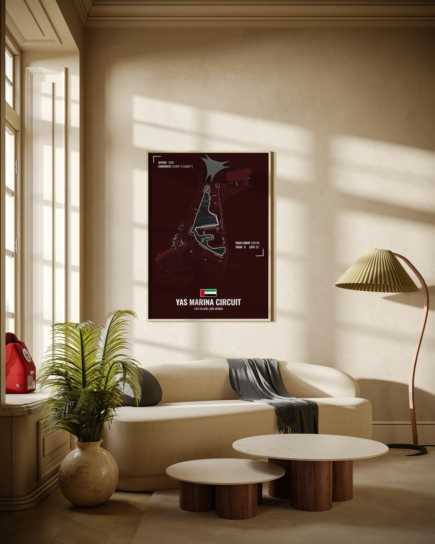 Italian Grand Prix  |  F1 Track Art [Red]