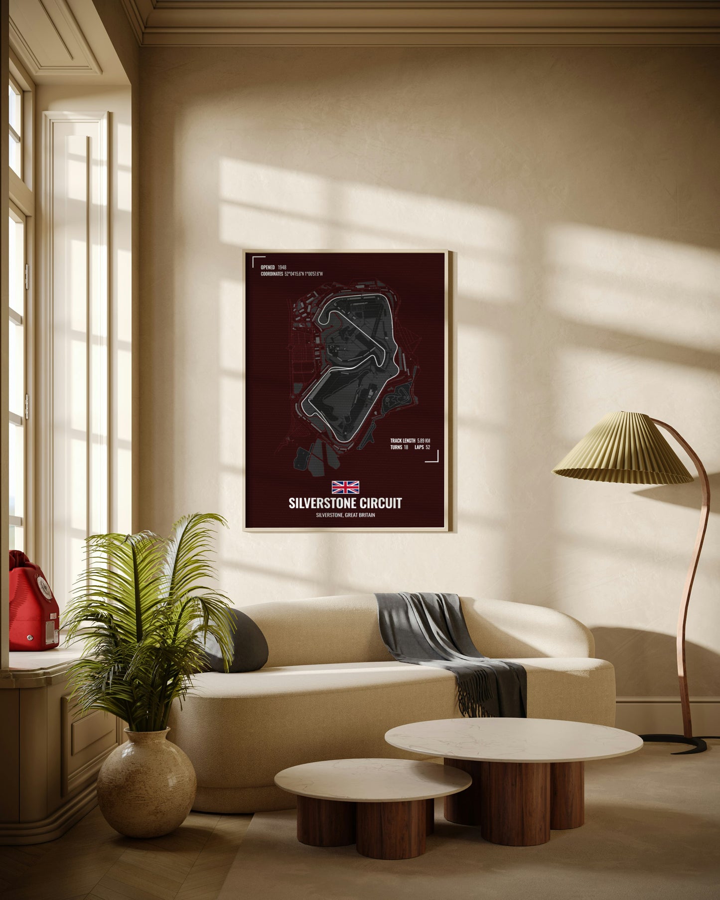 British Grand Prix | F1 Track Art [Red]