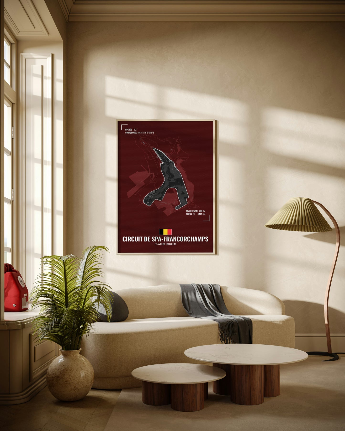 Belgian Grand Prix | F1 Track Art [Red]