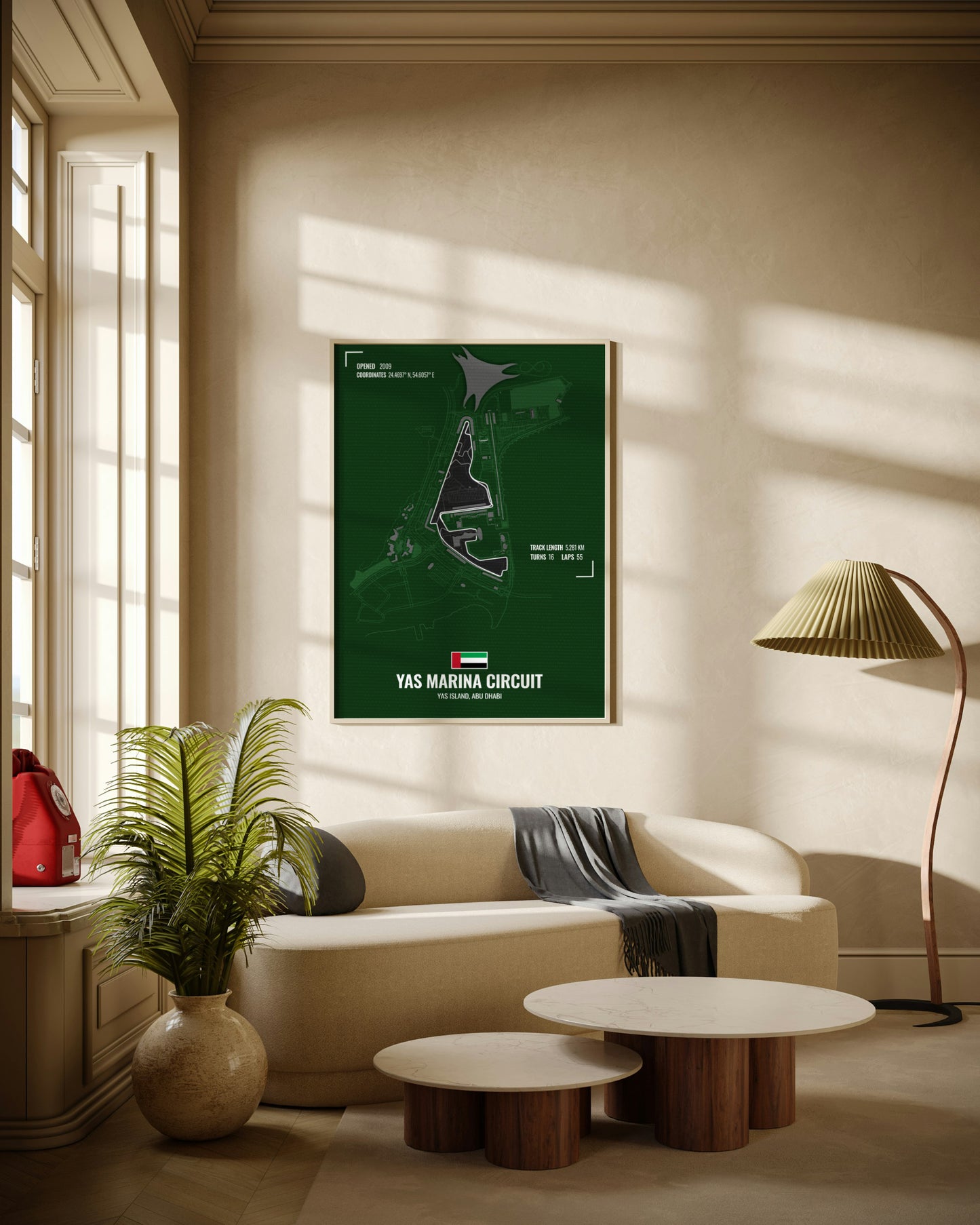 Abu Dhabi Grand Prix | F1 Track Art [Green]