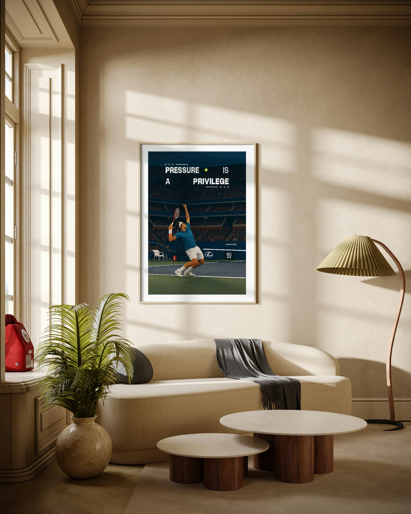 US Open Famous Quote | Roger Federer Art